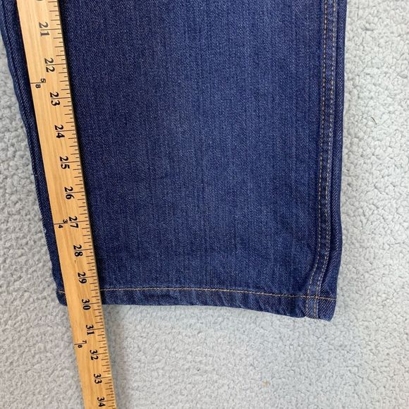 S Dickies Jeans Mens 44x30 Blue Denim 5 Pocket Work Regular Fit Straight Leg NWT - Picture 6 of 9